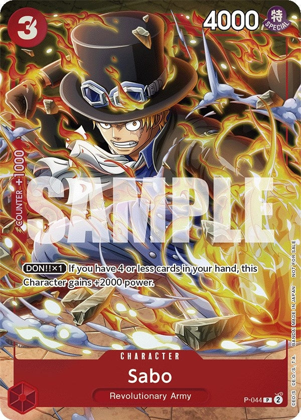 Image for Sabo (Event Pack Vol. 4) (P-044) (One Piece Promotion Cards) - One Piece Card Game
