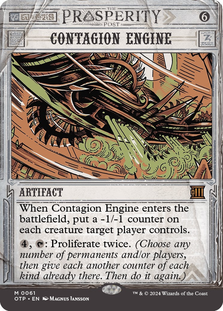 Contagion Engine (61) (Outlaws of Thunder Junction: Breaking News)