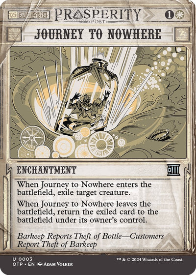 Journey to Nowhere (3) (Outlaws of Thunder Junction: Breaking News)