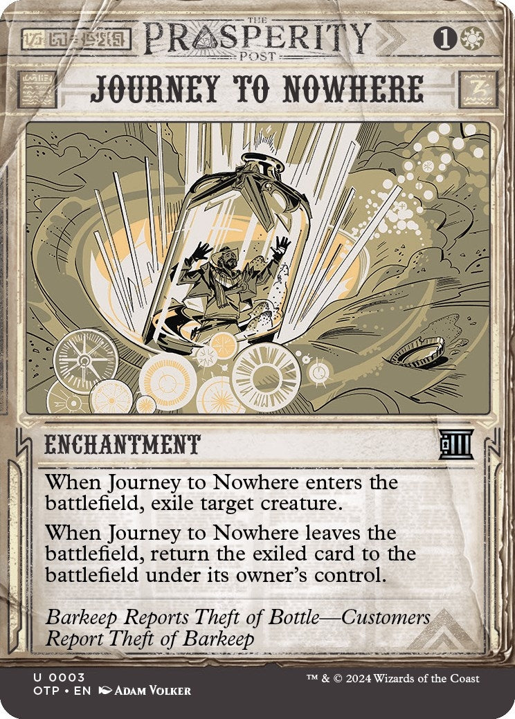 Journey to Nowhere (3) (Outlaws of Thunder Junction: Breaking News)