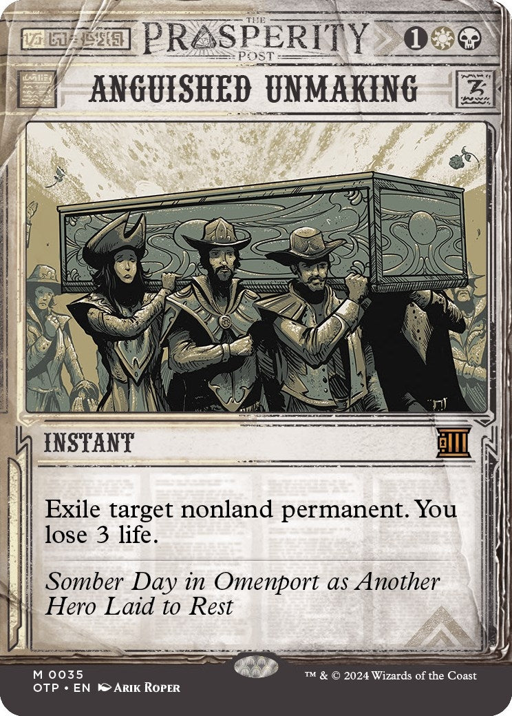 Anguished Unmaking (35) (Outlaws of Thunder Junction: Breaking News)