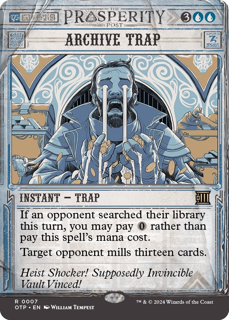 Archive Trap (7) (Outlaws of Thunder Junction: Breaking News)