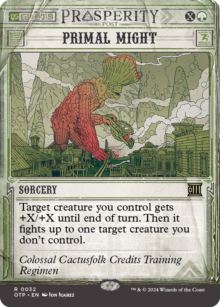 Primal Might (32) (Outlaws of Thunder Junction: Breaking News)