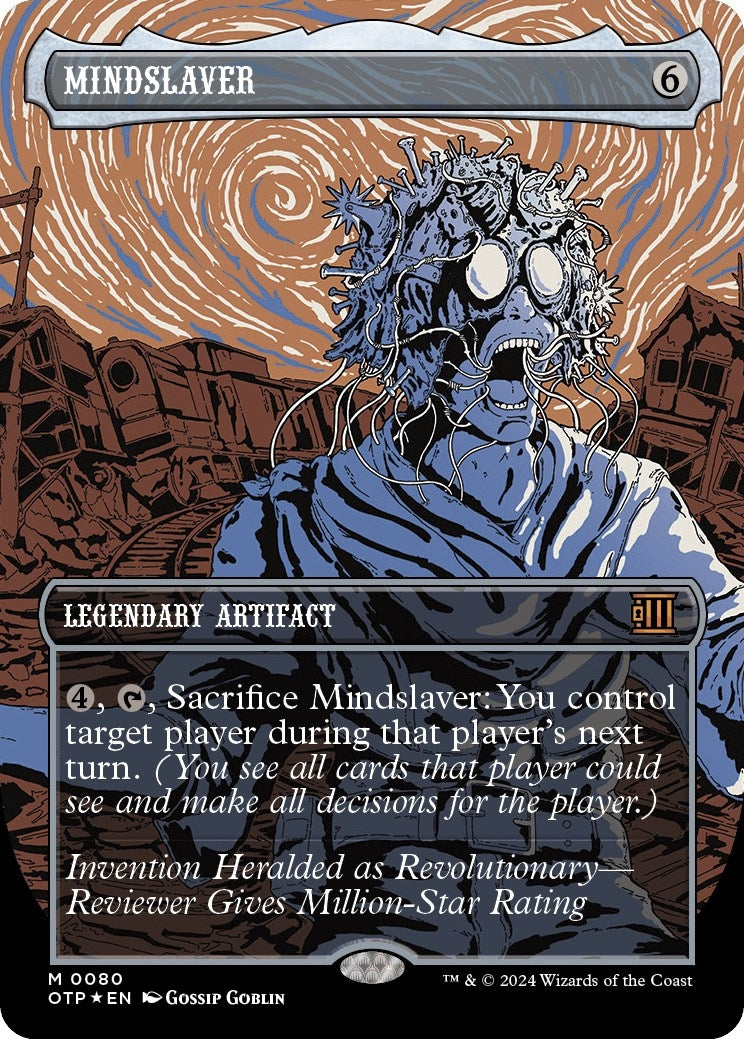 Mindslaver (Textured Foil) (80) (Outlaws of Thunder Junction: Breaking News)