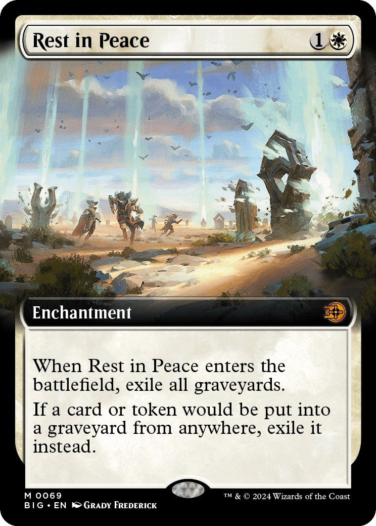 Rest in Peace (Extended Art) (69) (Outlaws of Thunder Junction: The Big Score)