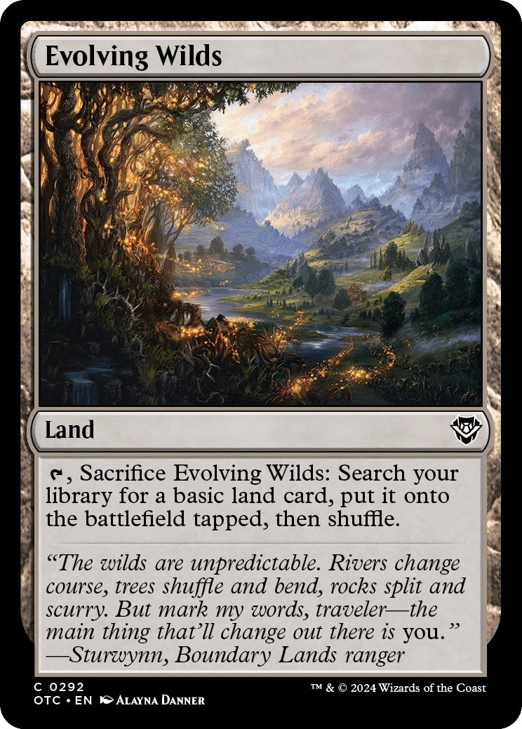 Evolving Wilds (292) (Commander: Outlaws of Thunder Junction)