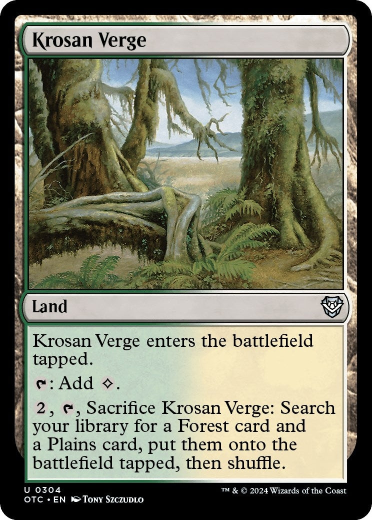 Krosan Verge (304) (Commander: Outlaws of Thunder Junction)