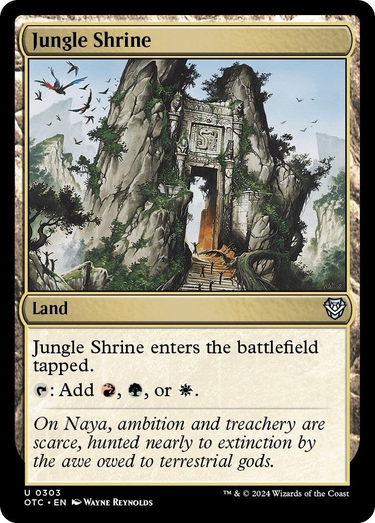 Jungle Shrine (303) (Commander: Outlaws of Thunder Junction)