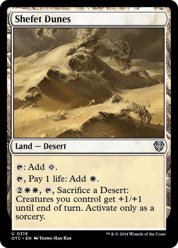 Shefet Dunes (318) (Commander: Outlaws of Thunder Junction)