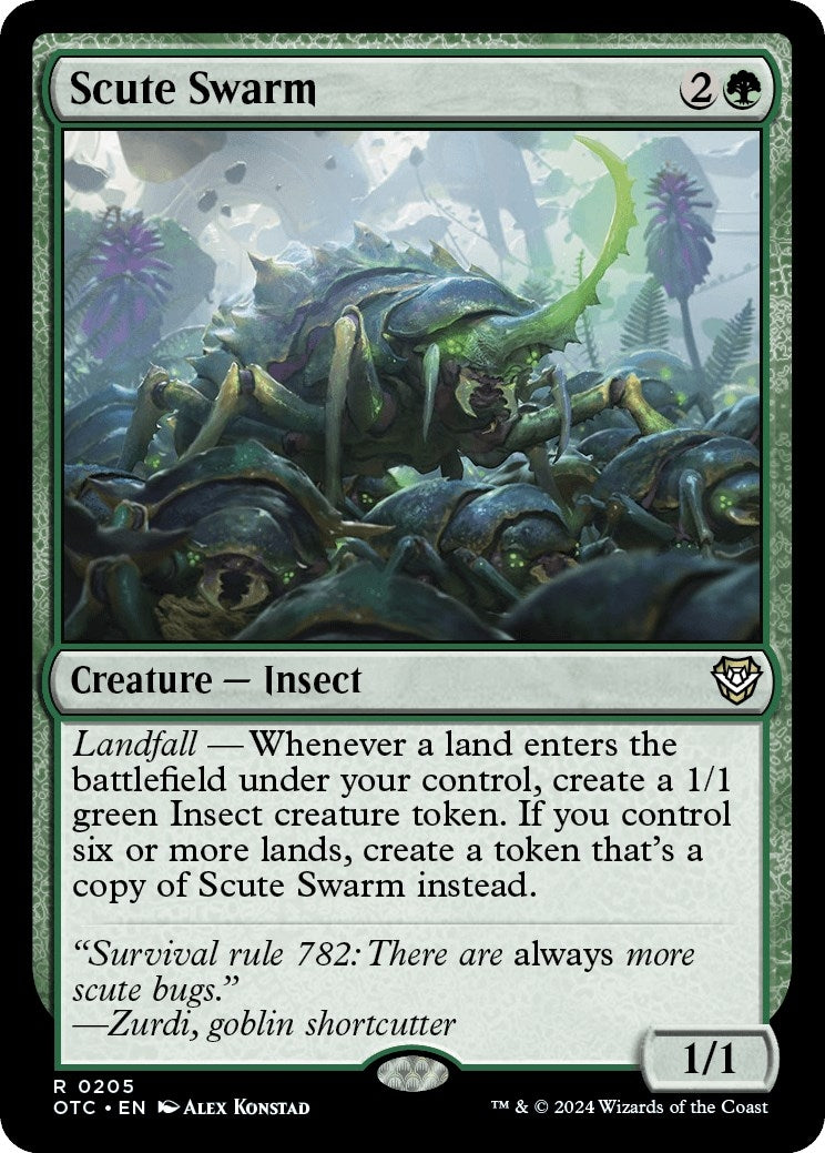 Scute Swarm (205) (Commander: Outlaws of Thunder Junction)