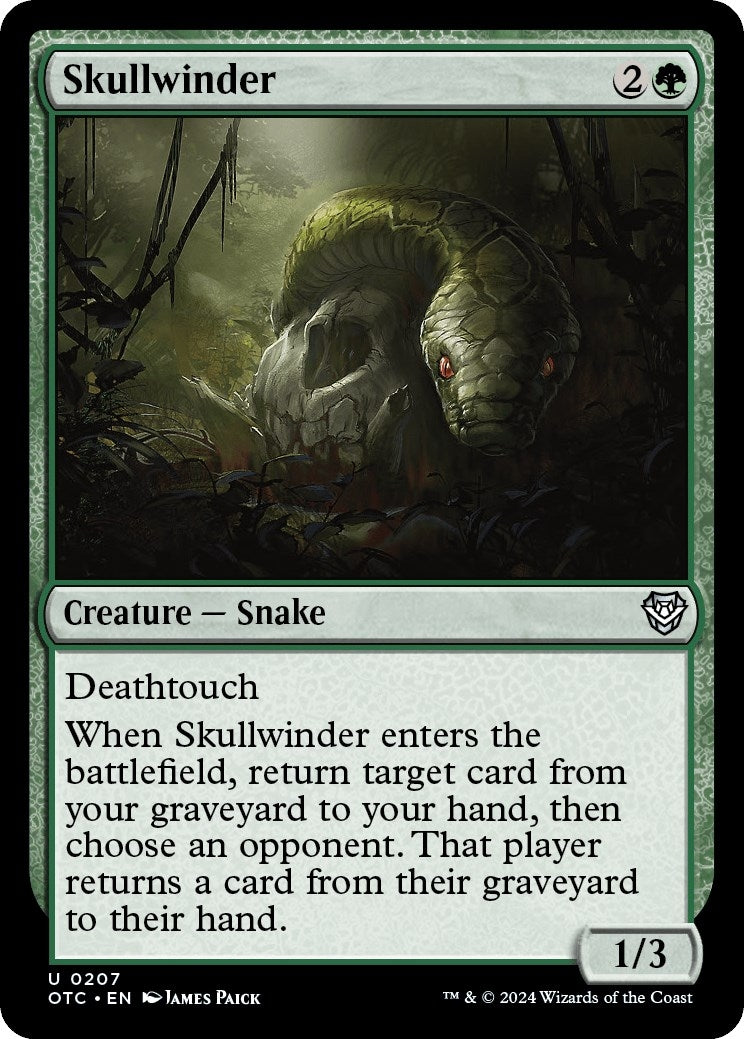 Skullwinder (207) (Commander: Outlaws of Thunder Junction)
