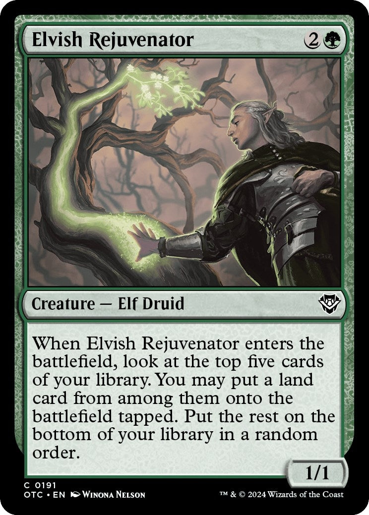 Elvish Rejuvenator (191) (Commander: Outlaws of Thunder Junction)
