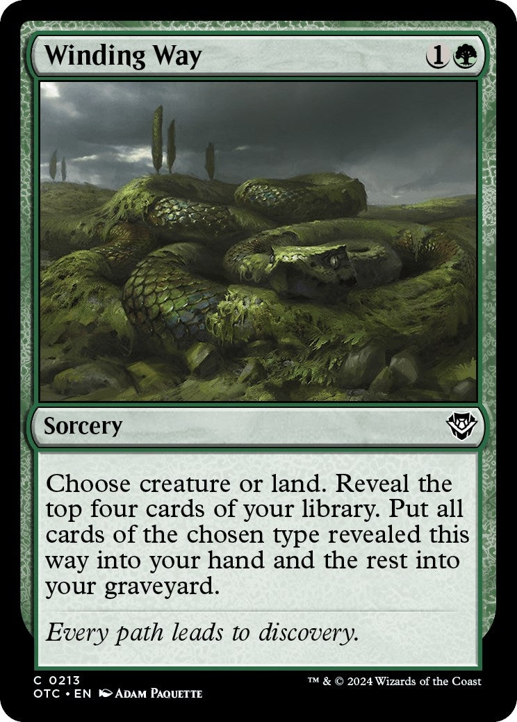 Image for Winding Way (213) (OTC) - Magic: The Gathering