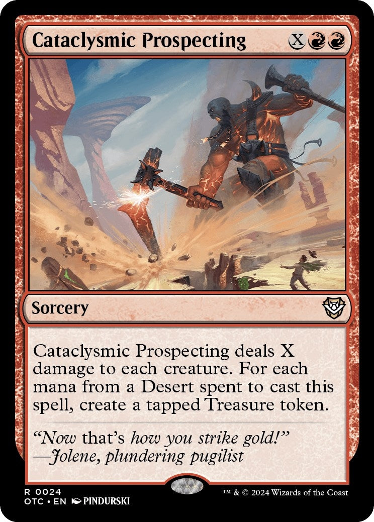 Cataclysmic Prospecting (24) (Commander: Outlaws of Thunder Junction)