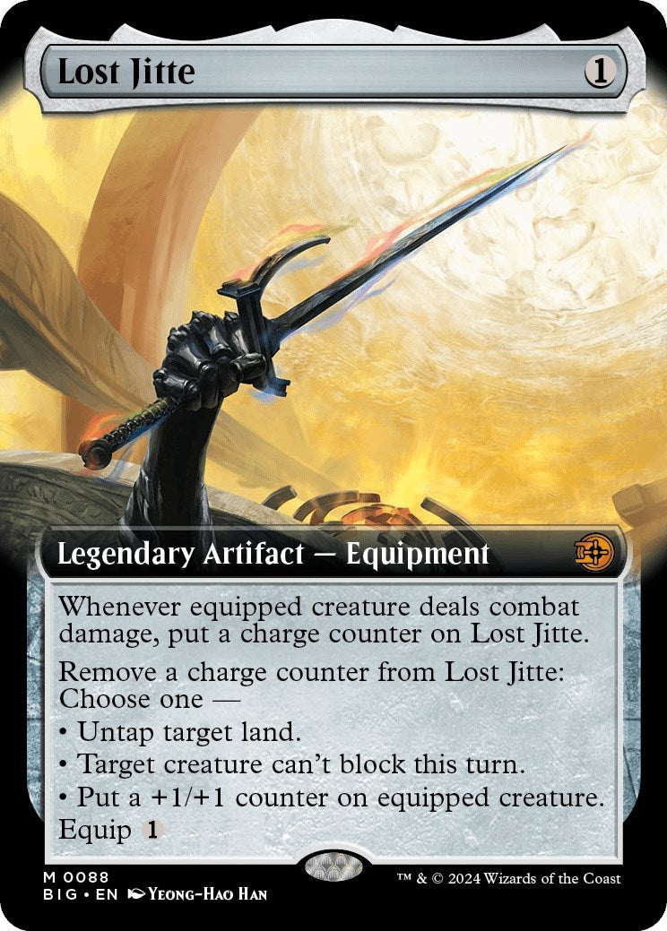 Lost Jitte (Extended Art) (88) (Outlaws of Thunder Junction: The Big Score)
