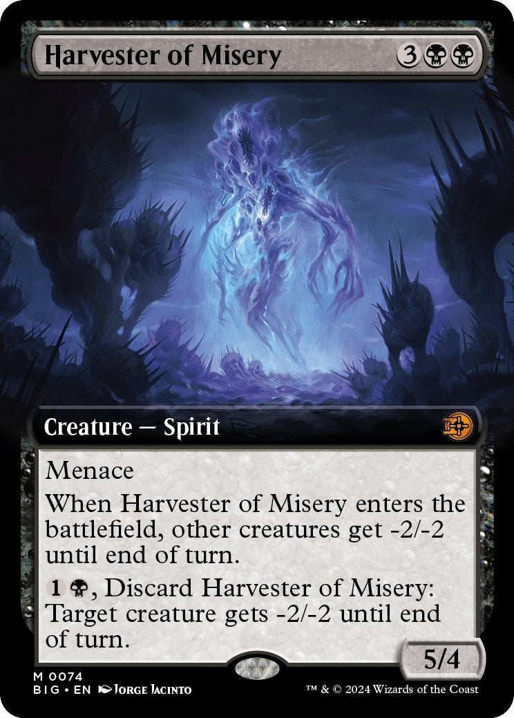 Harvester of Misery (Extended Art) (74) (Outlaws of Thunder Junction: The Big Score)