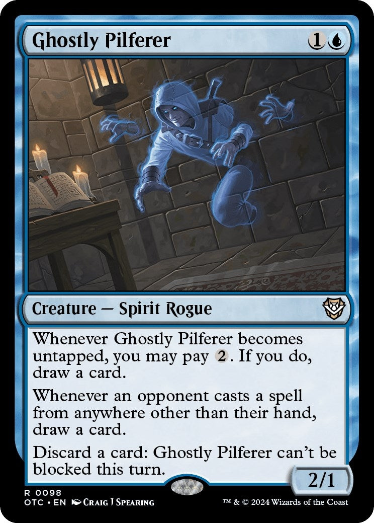 Ghostly Pilferer (98) (Commander: Outlaws of Thunder Junction)