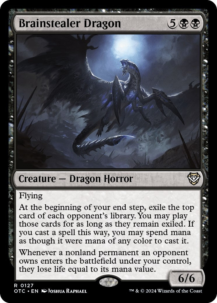 Brainstealer Dragon (127) (Commander: Outlaws of Thunder Junction)