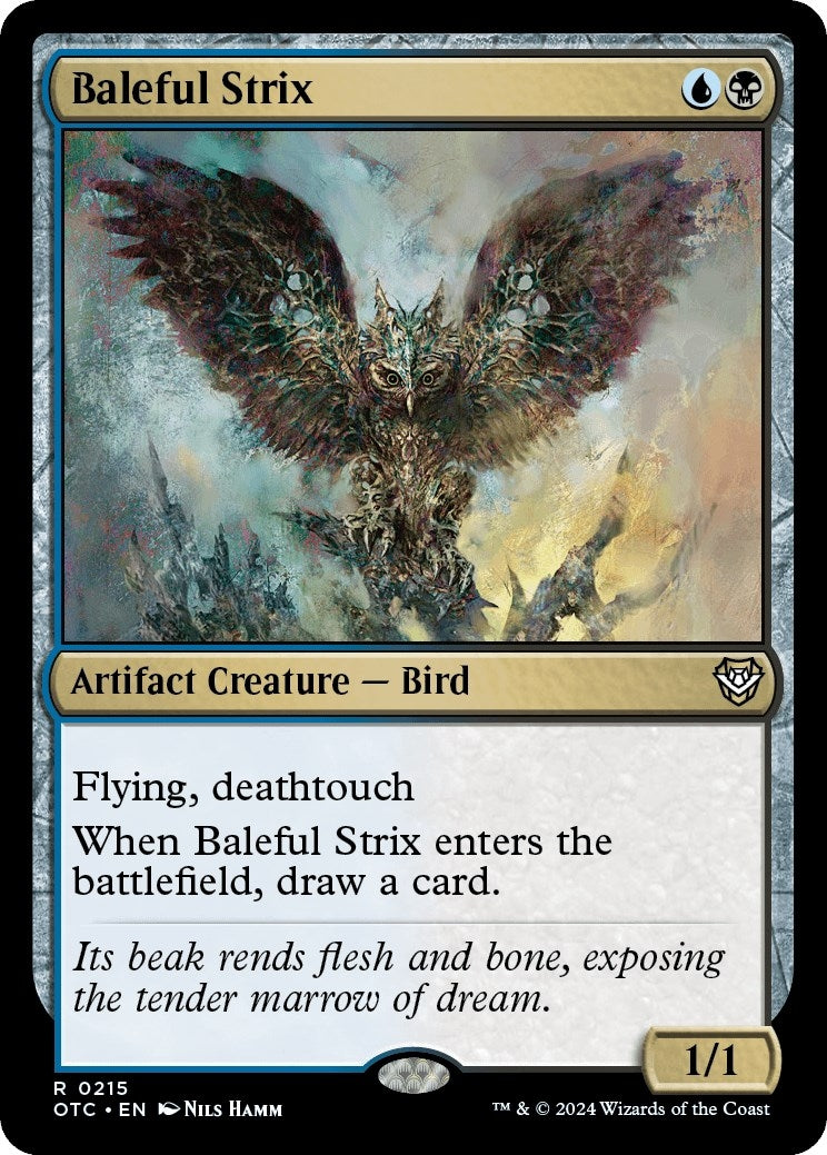 Baleful Strix (215) (Commander: Outlaws of Thunder Junction)