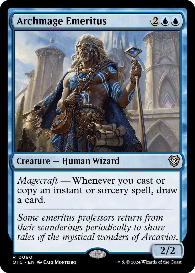 Archmage Emeritus (90) (Commander: Outlaws of Thunder Junction)
