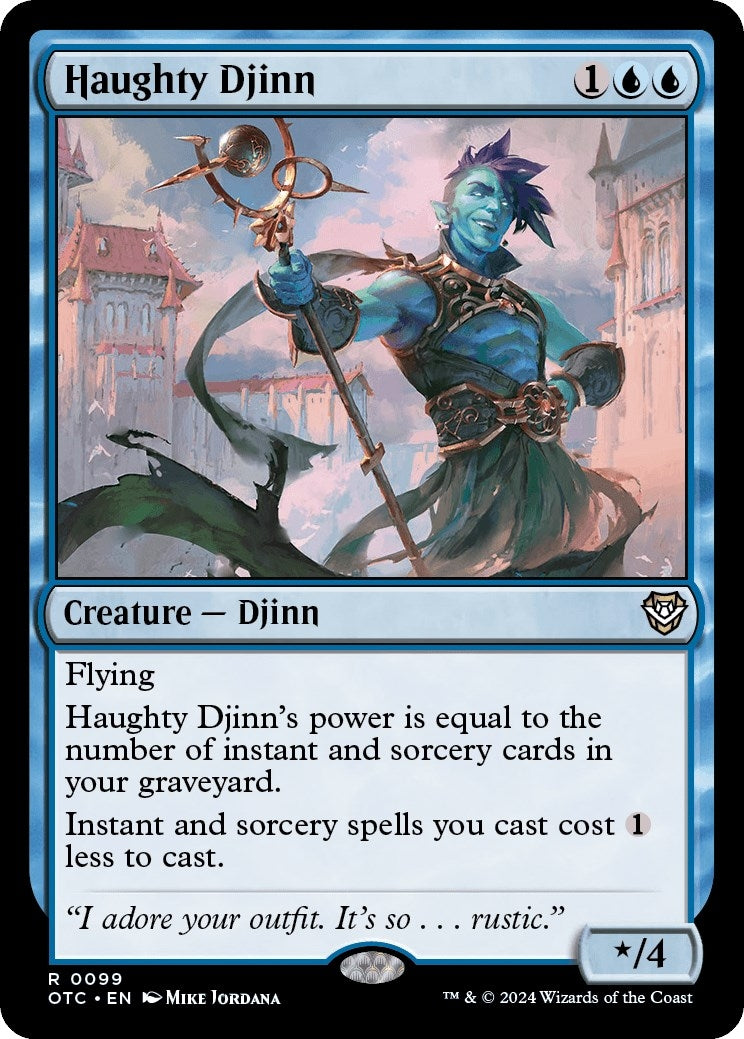 Haughty Djinn (99) (Commander: Outlaws of Thunder Junction)