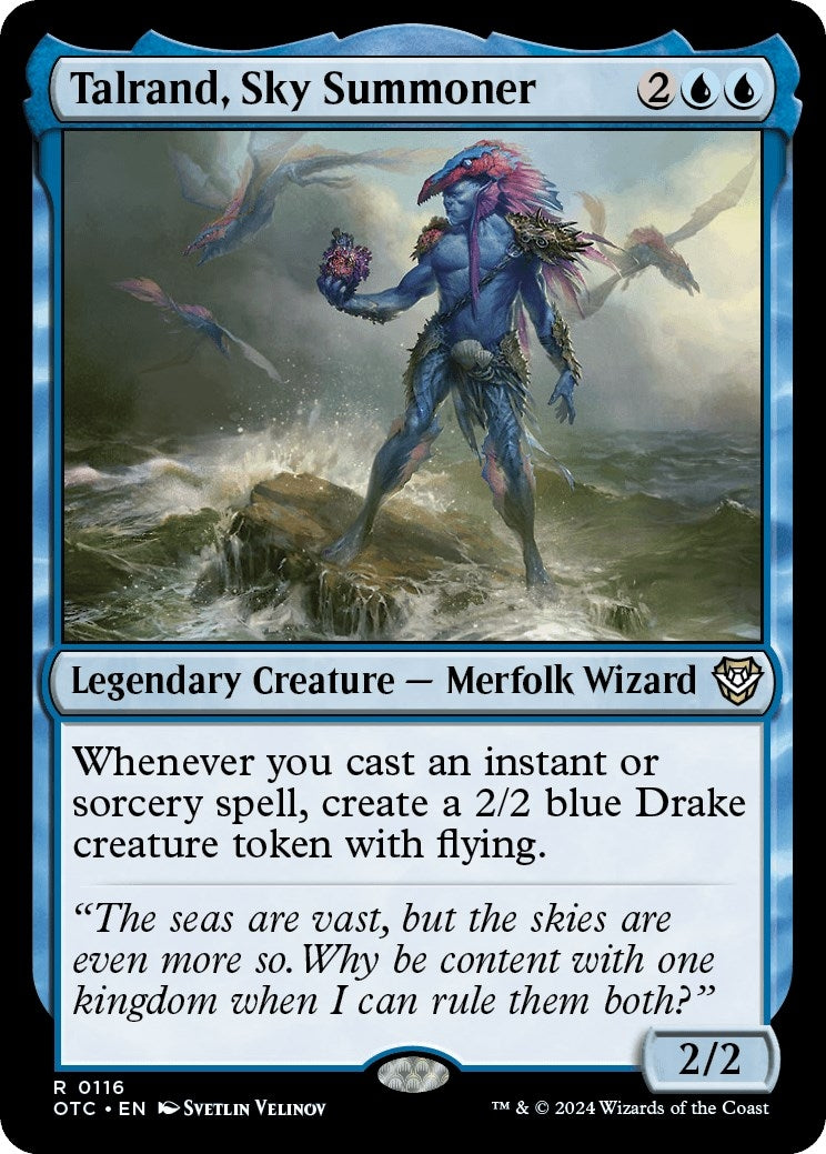 Talrand, Sky Summoner (116) (Commander: Outlaws of Thunder Junction)