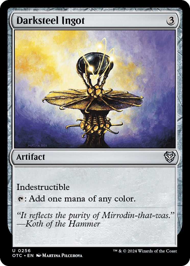 Darksteel Ingot (256) (Commander: Outlaws of Thunder Junction)