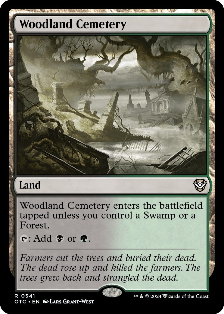 Image for Woodland Cemetery (341) (OTC) - Magic: The Gathering