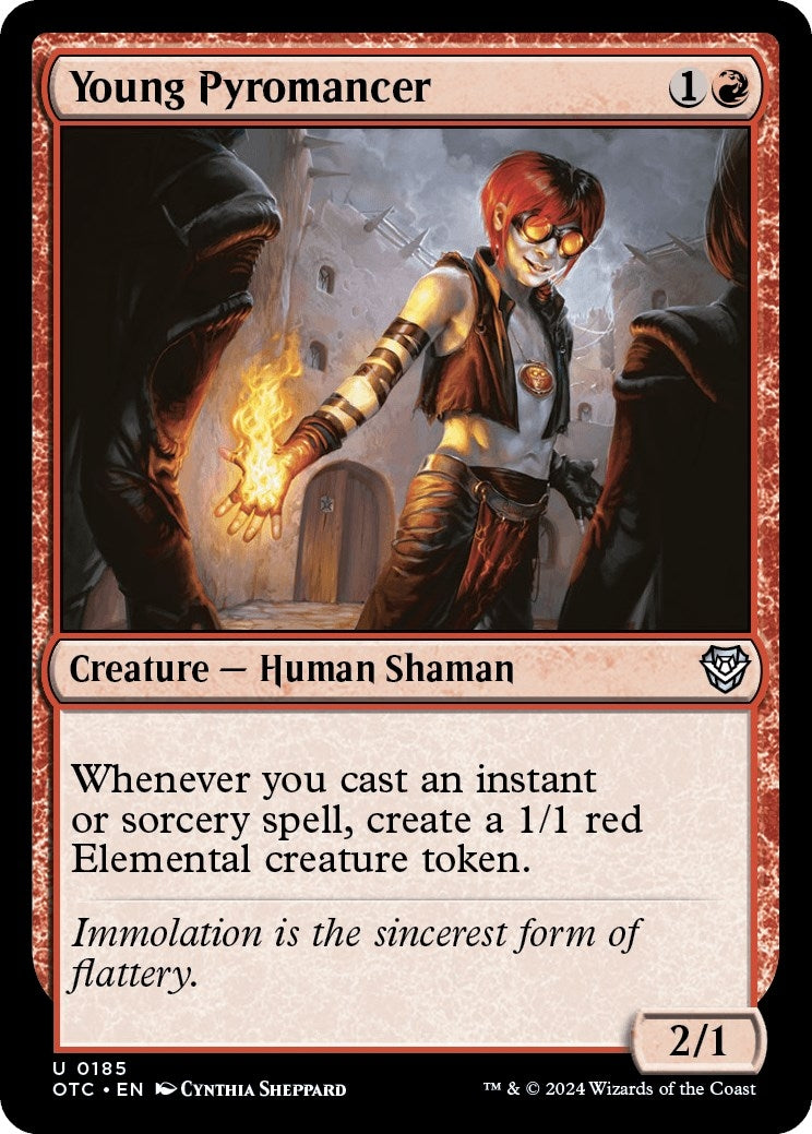 Image for Young Pyromancer (185) (OTC) - Magic: The Gathering
