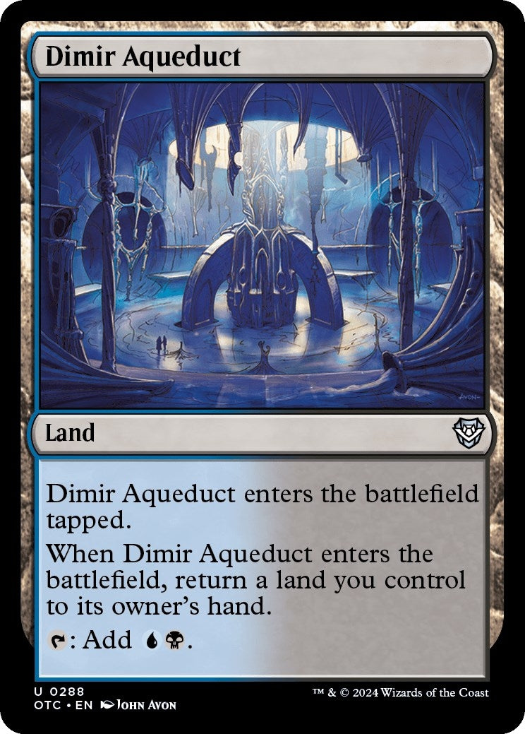 Dimir Aqueduct (288) (Commander: Outlaws of Thunder Junction)