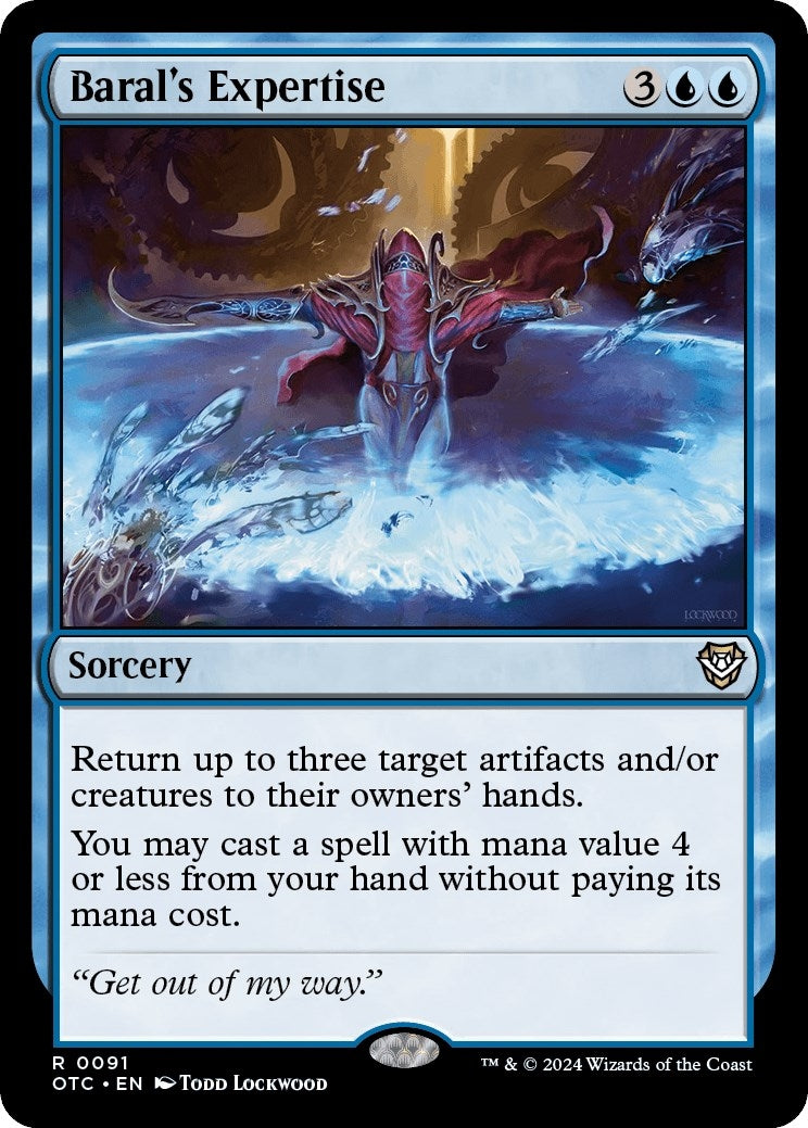 Baral's Expertise (91) (Commander: Outlaws of Thunder Junction)