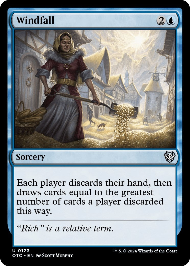Image for Windfall (123) (OTC) - Magic: The Gathering