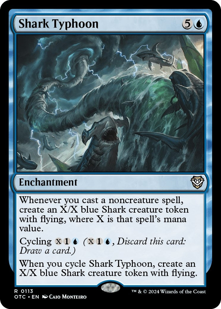 Image for Shark Typhoon (113) (OTC) - Magic: The Gathering