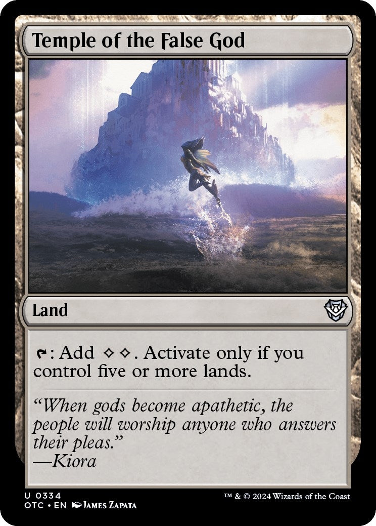 Image for Temple of the False God (334) (OTC) - Magic: The Gathering