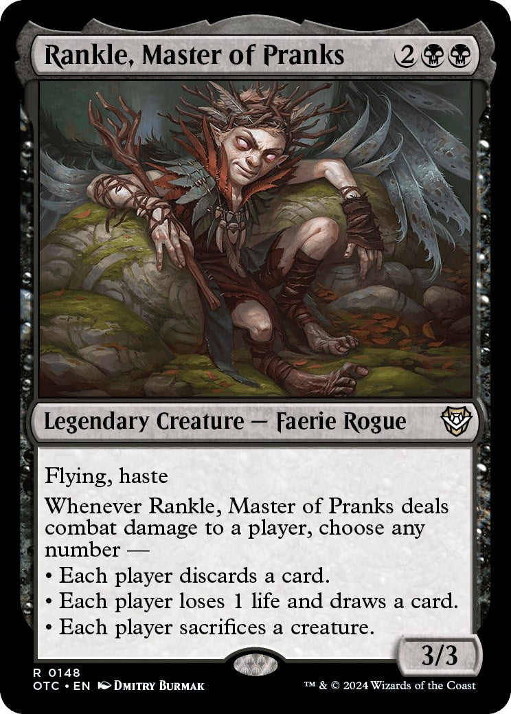 Rankle, Master of Pranks (148) (Commander: Outlaws of Thunder Junction)