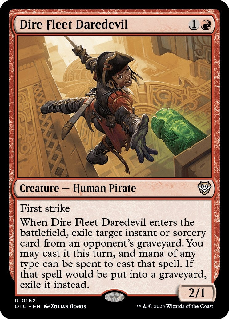 Dire Fleet Daredevil (162) (Commander: Outlaws of Thunder Junction)