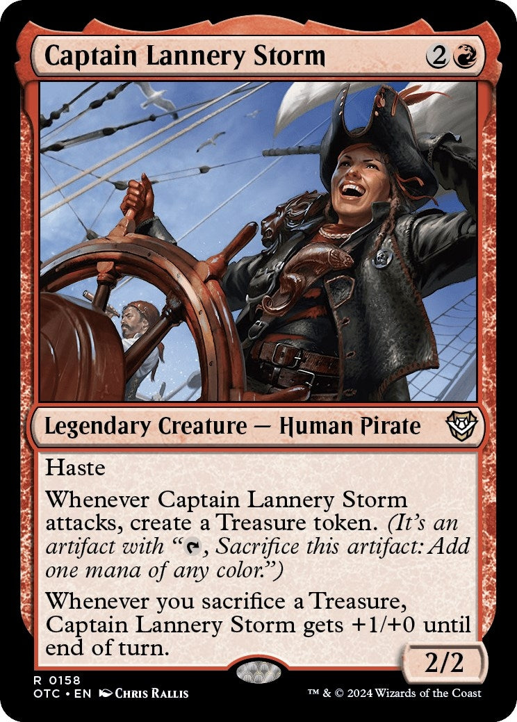 Captain Lannery Storm (158) (Commander: Outlaws of Thunder Junction)