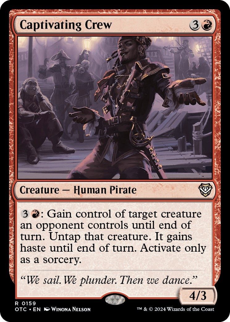 Captivating Crew (159) (Commander: Outlaws of Thunder Junction)