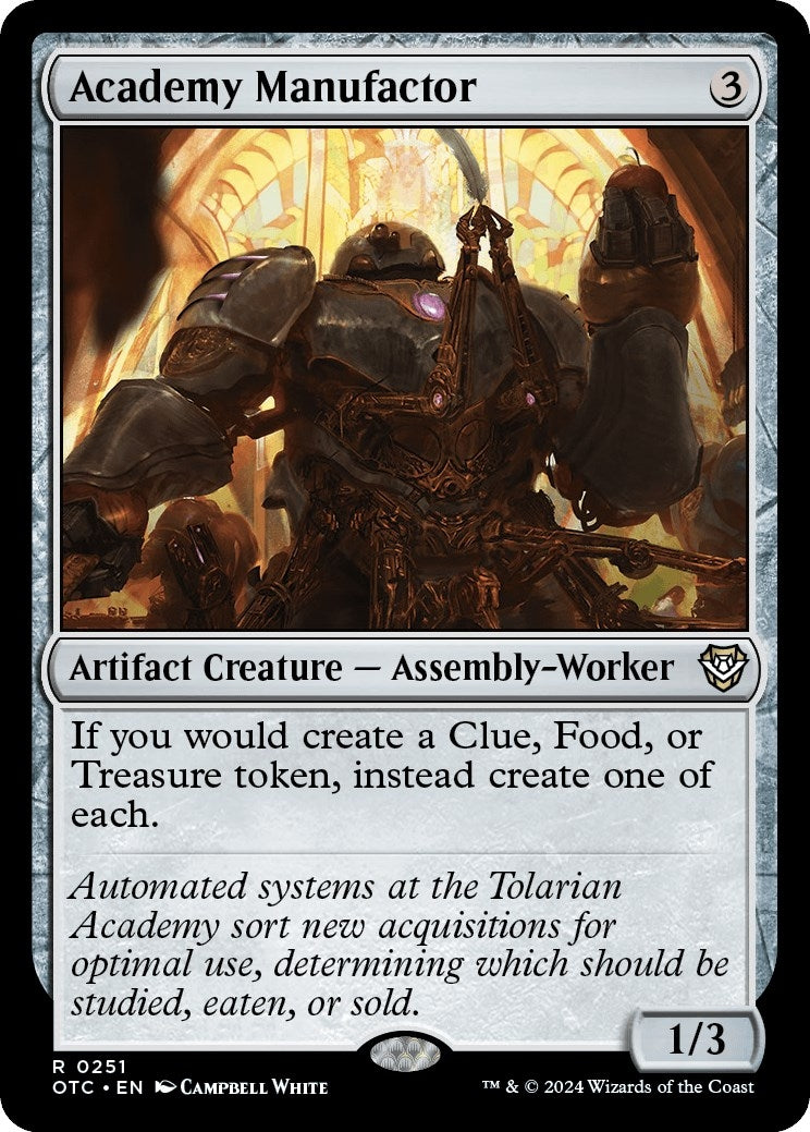 Image for Academy Manufactor (251) (OTC) - Magic: The Gathering