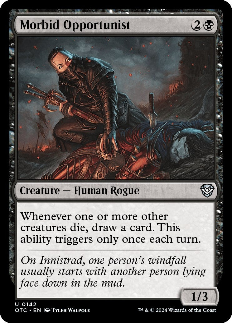 Image for Morbid Opportunist (142) (OTC) - Magic: The Gathering