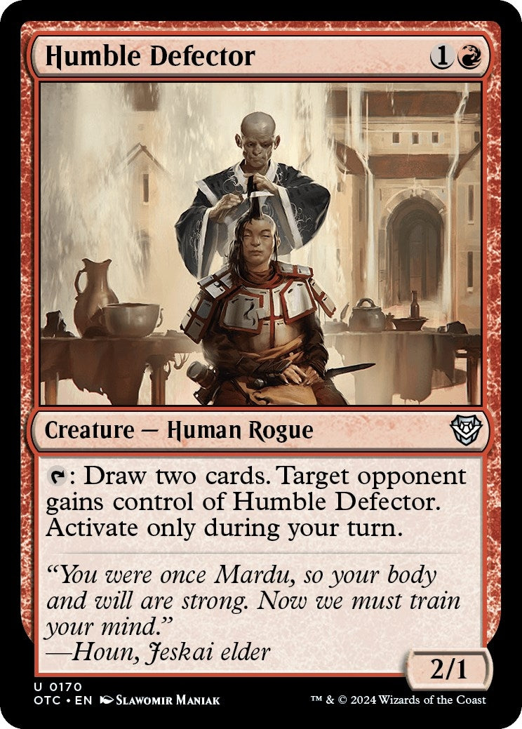 Humble Defector (170) (Commander: Outlaws of Thunder Junction)