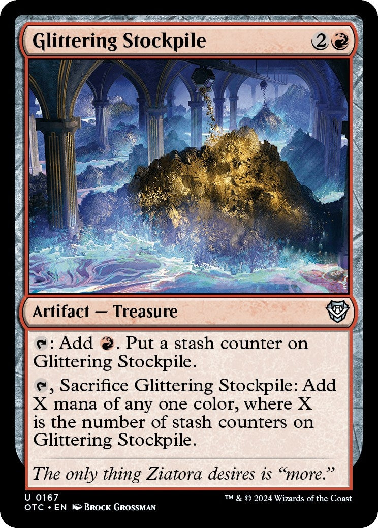 Glittering Stockpile (167) (Commander: Outlaws of Thunder Junction)
