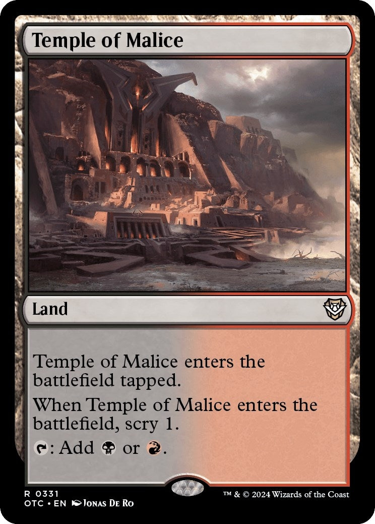 Temple of Malice (331) (Commander: Outlaws of Thunder Junction)
