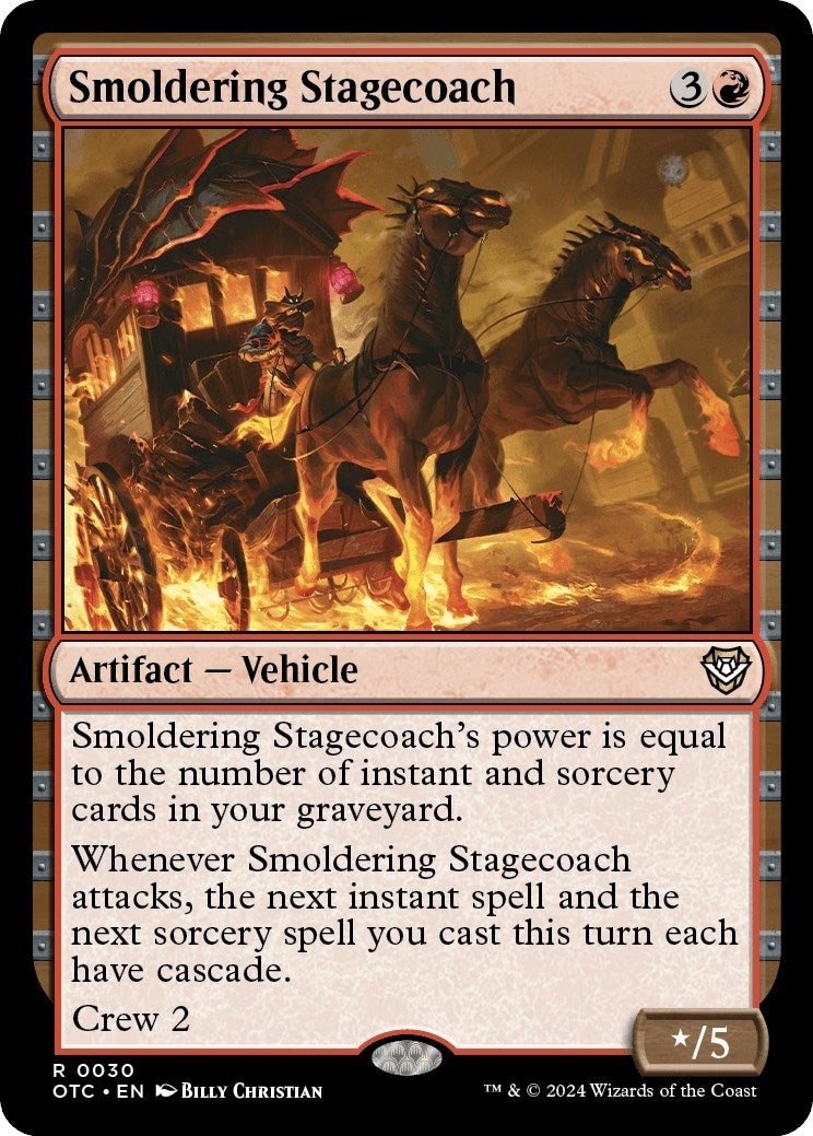 Smoldering Stagecoach (30) (Commander: Outlaws of Thunder Junction)