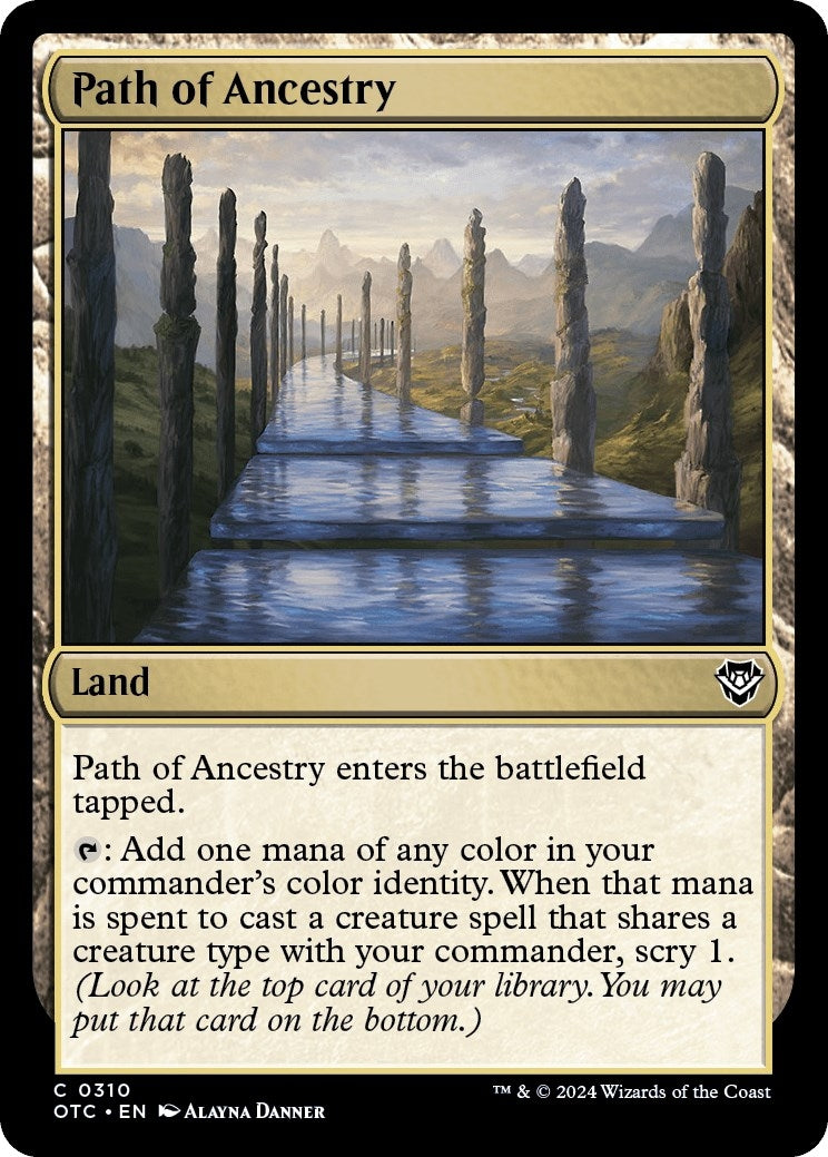 Path of Ancestry (310) (Commander: Outlaws of Thunder Junction)