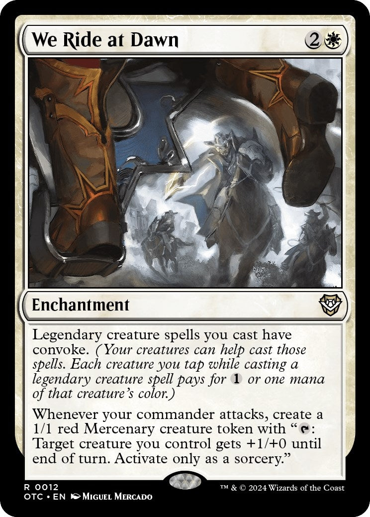 Image for We Ride at Dawn (12) (OTC) - Magic: The Gathering
