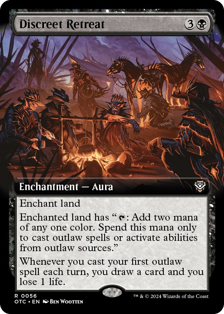 Discreet Retreat (Extended Art) (56) (Commander: Outlaws of Thunder Junction)