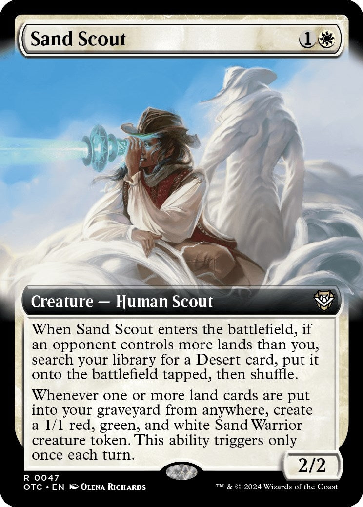 Sand Scout (Extended Art) (47) (Commander: Outlaws of Thunder Junction)