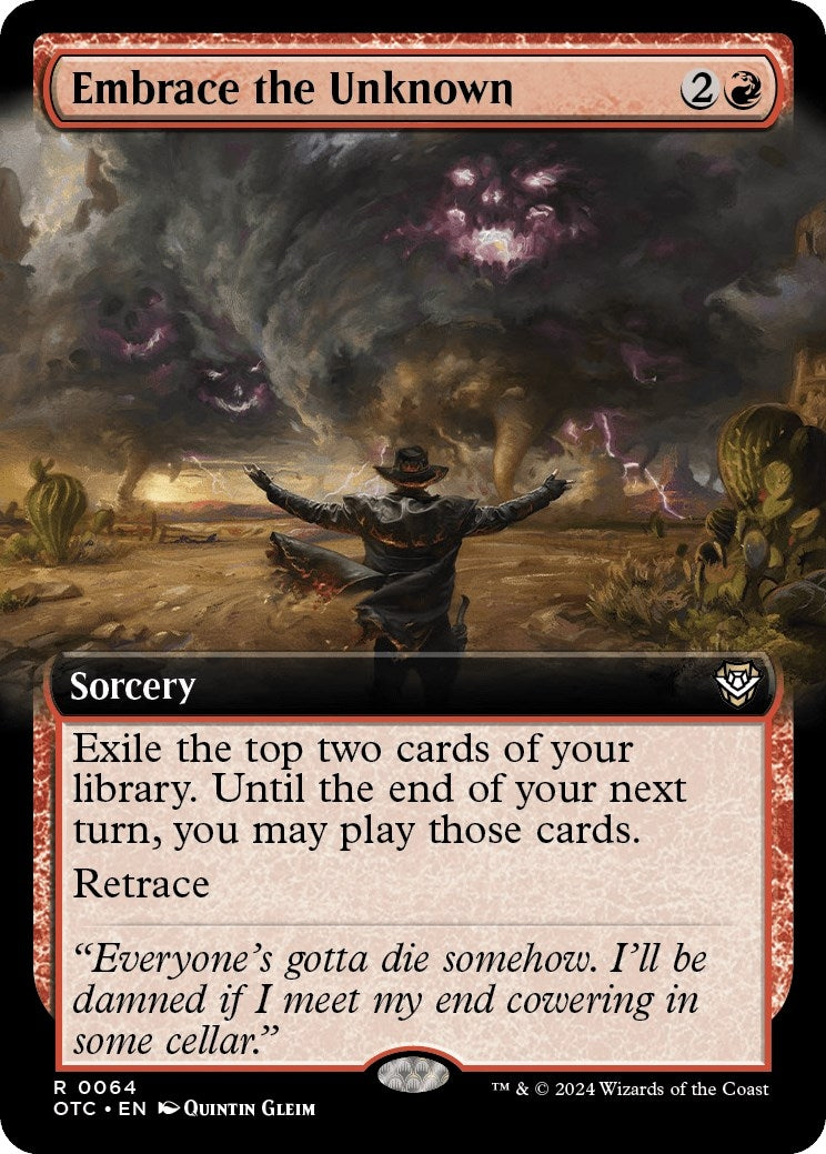 Embrace the Unknown (Extended Art) (64) (Commander: Outlaws of Thunder Junction)