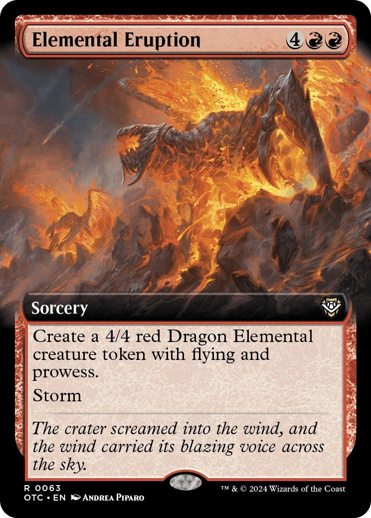 Elemental Eruption (Extended Art) (63) (Commander: Outlaws of Thunder Junction)